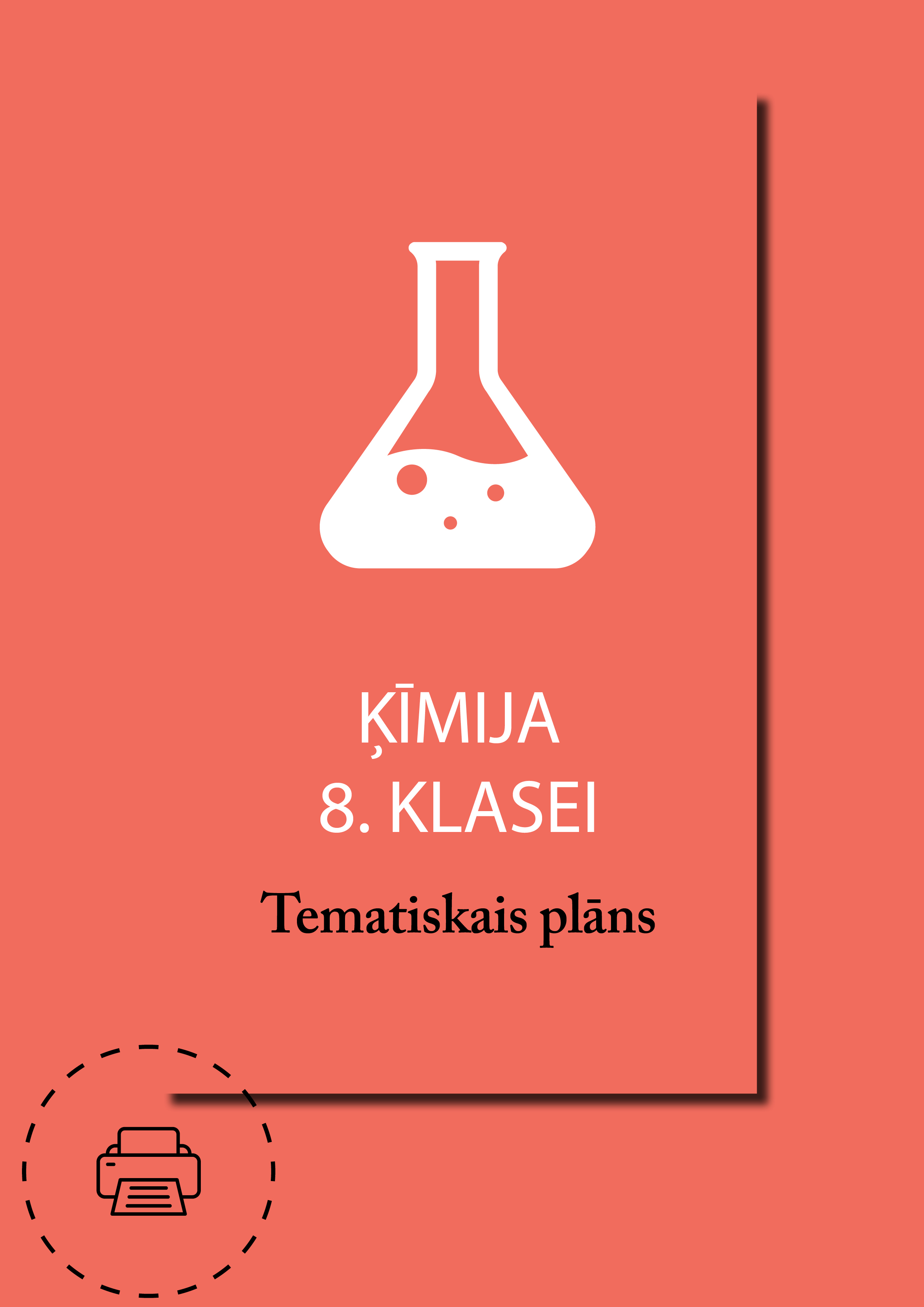 Ķīmija 8. klasei. Tematiskais plāns